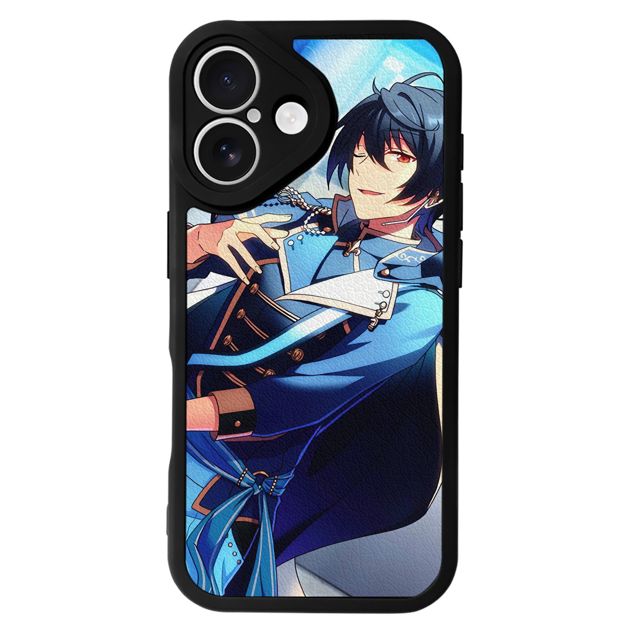 （画像用） あんさんぶるスターズ! Ensemble Stars 【iPhone 16シリーズ対応】シリコンスマホケース（レザー調） 材質：シリコン
